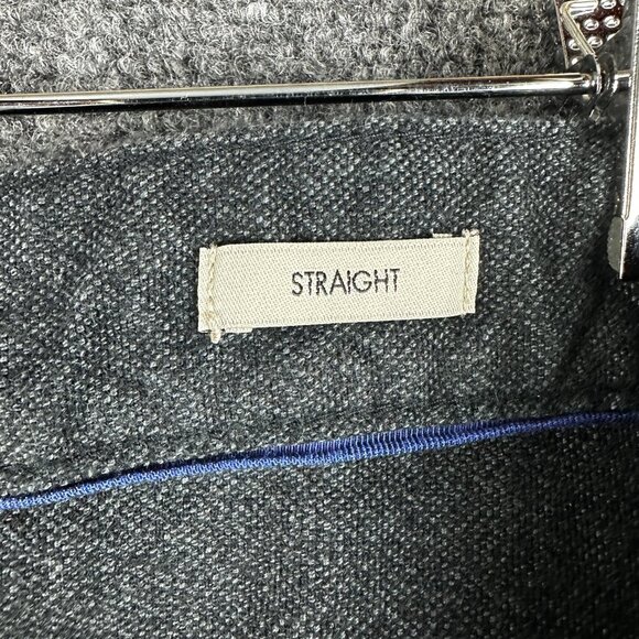 Calvin Klein Jeans Pants Mens 38 Straight Dark Gray 5 Pocket Style Cotton Stretc - Picture 6 of 11